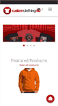 Mobile Screenshot of customclothing4u.com